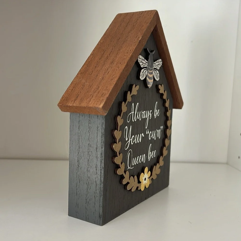 Ashland Brown Wooden House Decor - Picture 2 of 4